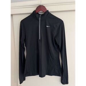 Black Nike Running Half Zip Long-Sleeve
